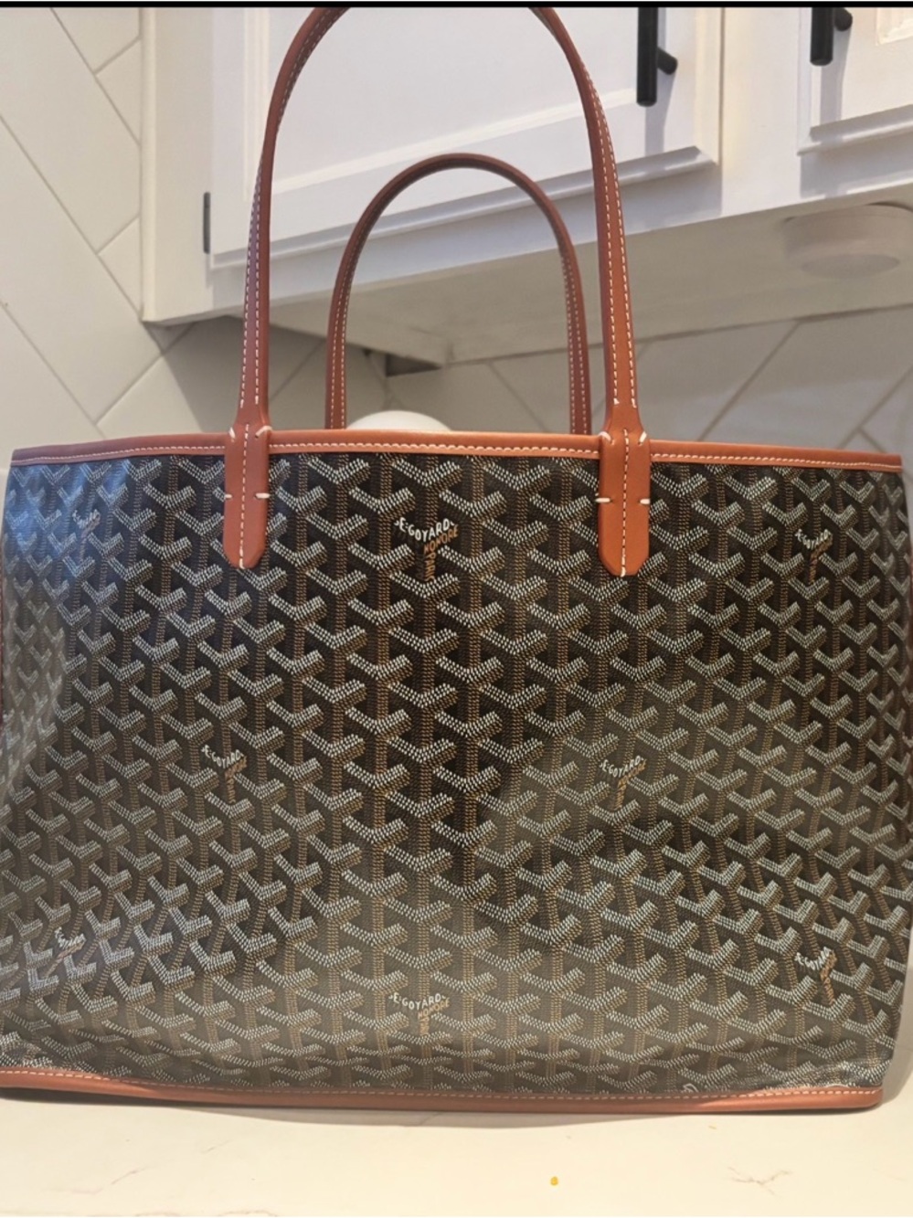 Go.Yard Tote Bag with Tan Trim